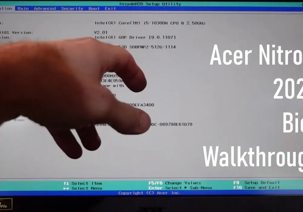 Jak wejść do BIOSu w Acer Nitro 5 - proste kroki i porady